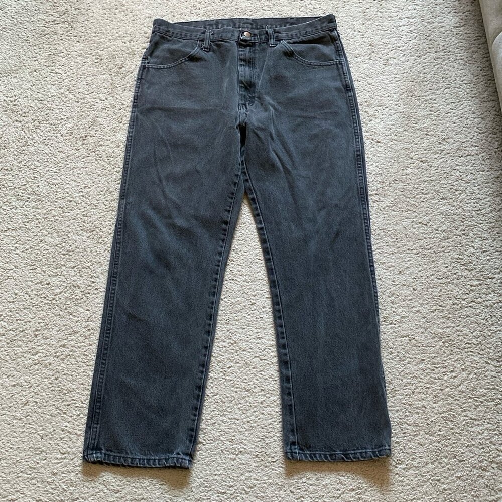 Jeans black Ruster 36 x 30 straight leg denim pants